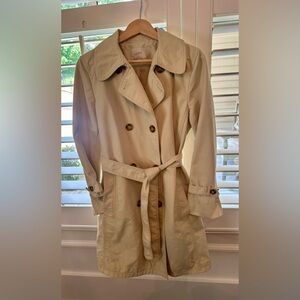 LOFT knee length trench coat